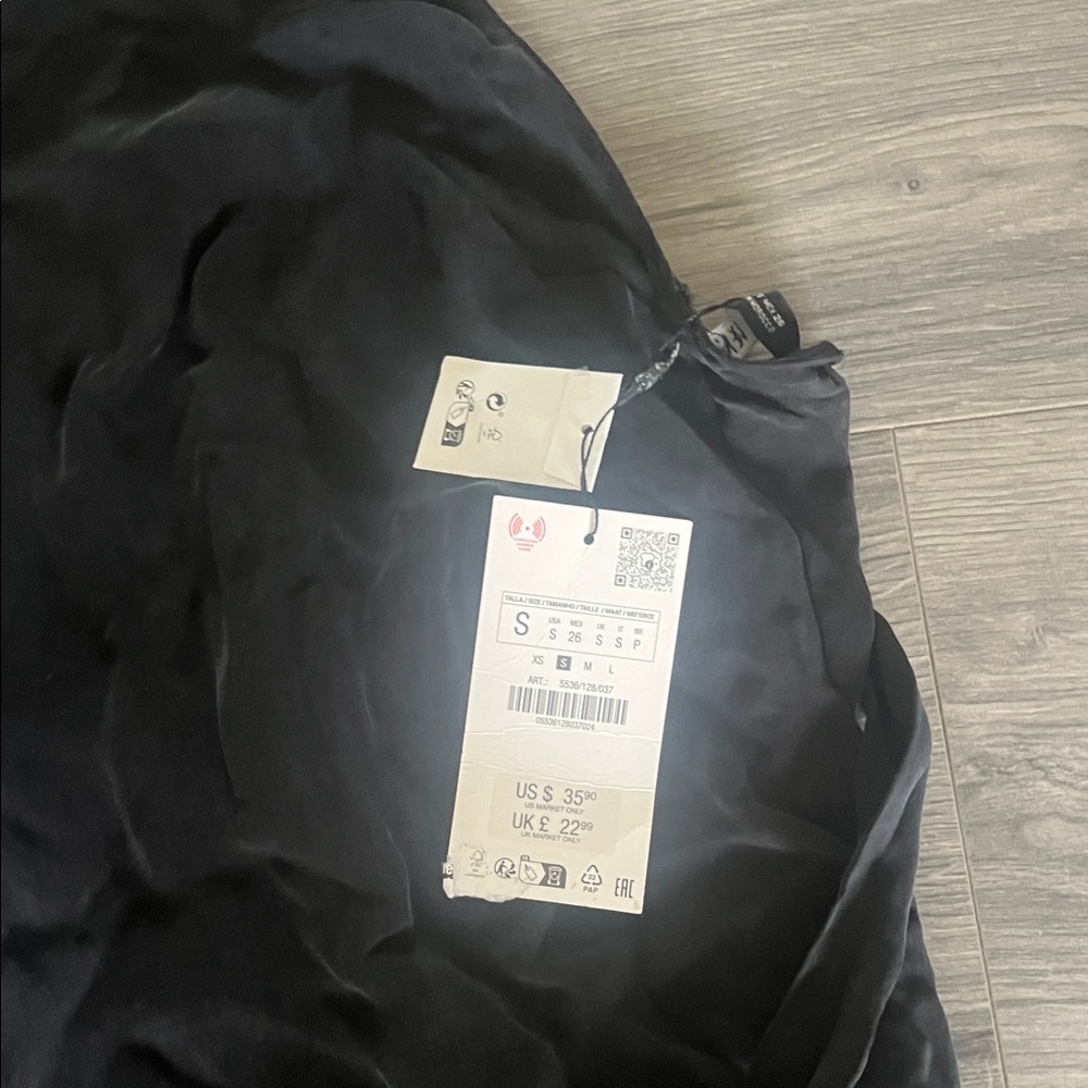 Zara Black Halter Mini Dress - Picture 4 of 7